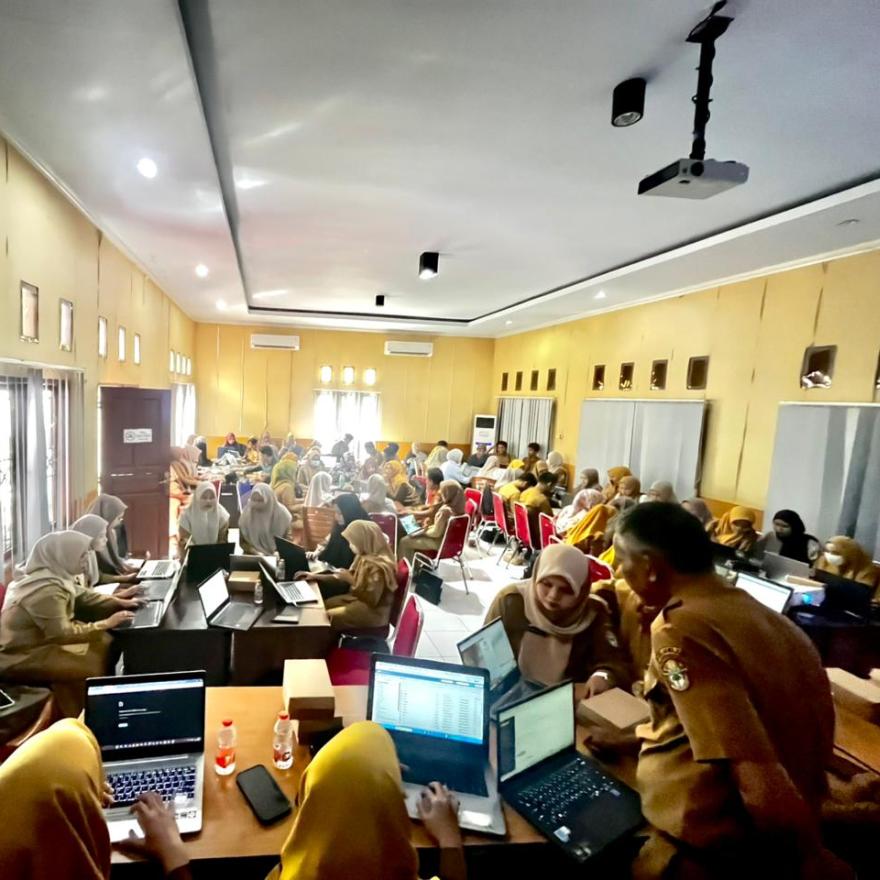 SOSIALISASI PENGEMBANGAN SISTEM INFORMASI DESA DAN KELURAHAN DIKUTI OPERATOR SID SE-WAJO
